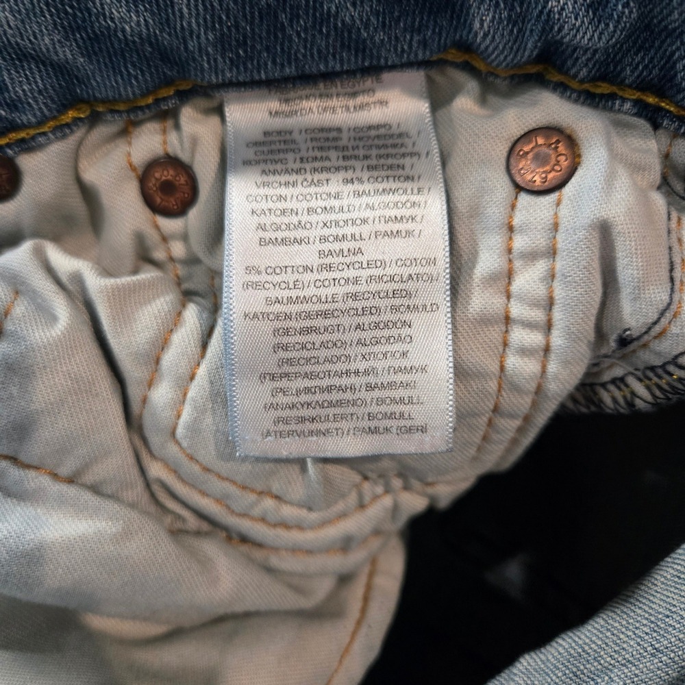 Polo Ralph Lauren Hampton Straight Jeans Light Wash Blue Denim Boys Size 14 - Picture 4 of 10
